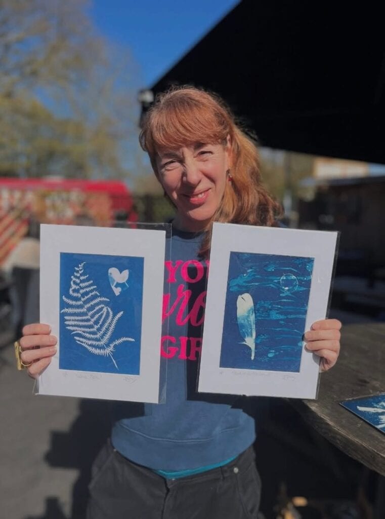 Cyanotype Printing Workshop at The Grange, Rottingdean