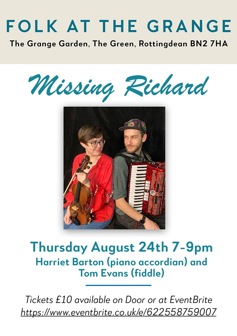 Folk at The Grange - Missing Richard
