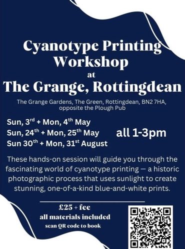 Cyanotype Printing Workshop at The Grange, Rottingdean