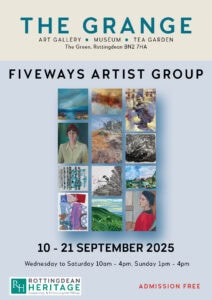 Fiveways Artists at Rottingdean poster