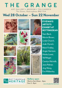 Fiveways Artists Exhibit at Rottingdean poster