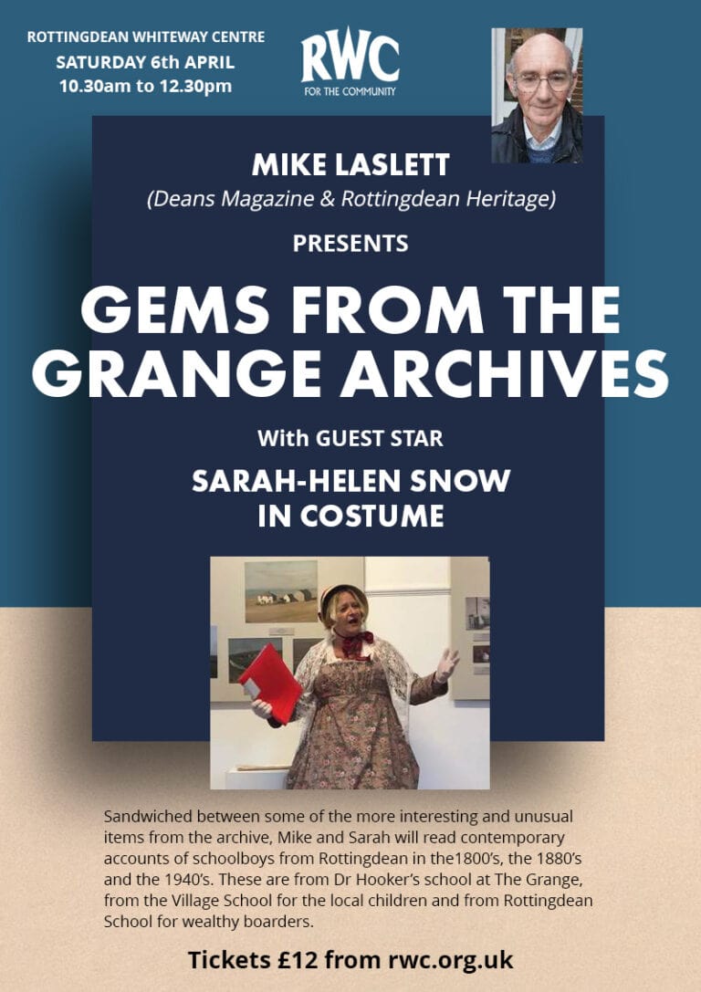 Gems from the Grange Archives Talk by Mike Laslett, with Guest Star Sarah-Helen Snow poster