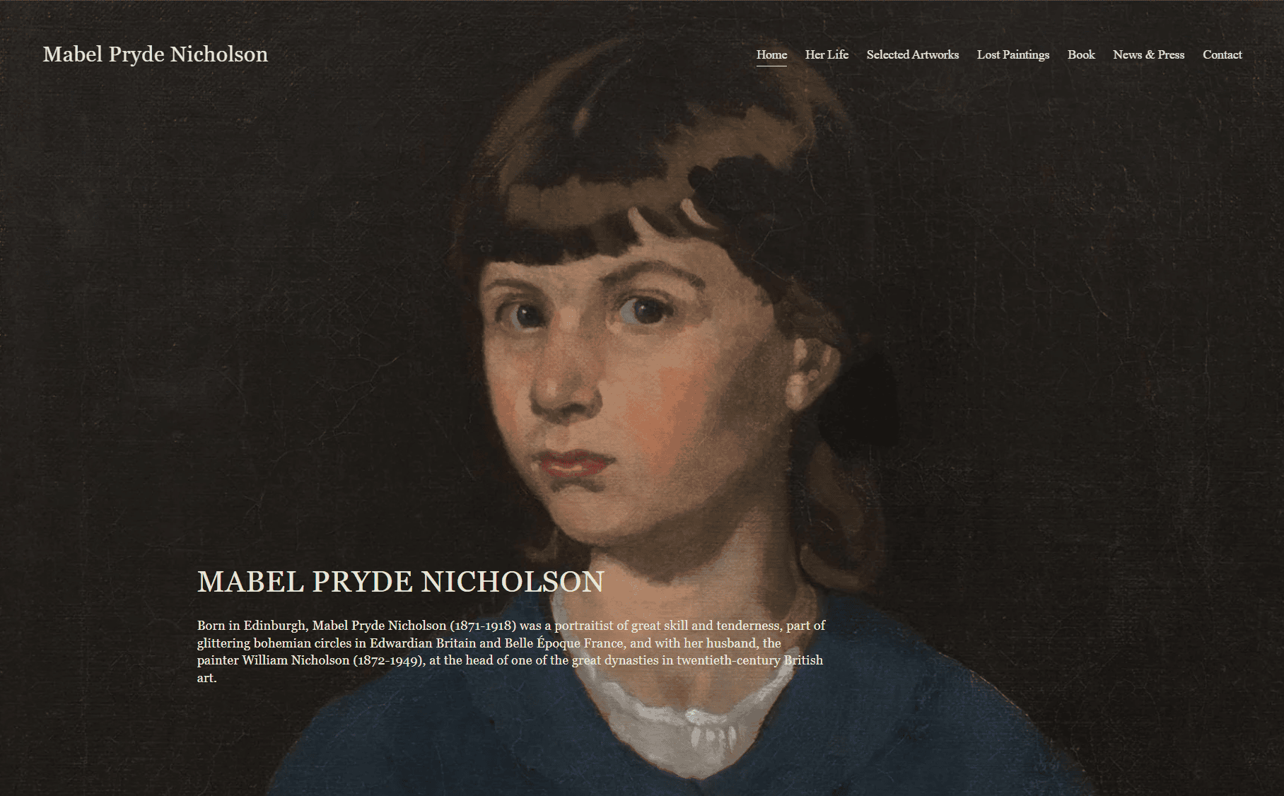 Mable Pryde Nicholson New Website