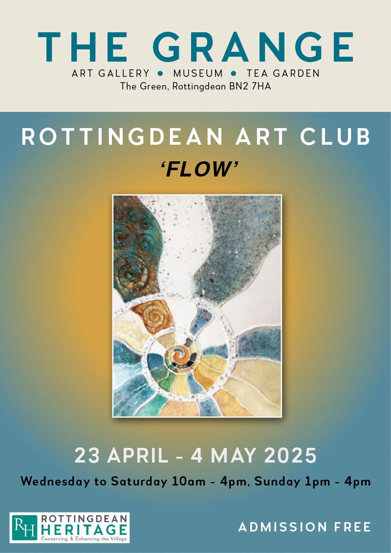 Rottingdean Art Club - Flow poster
