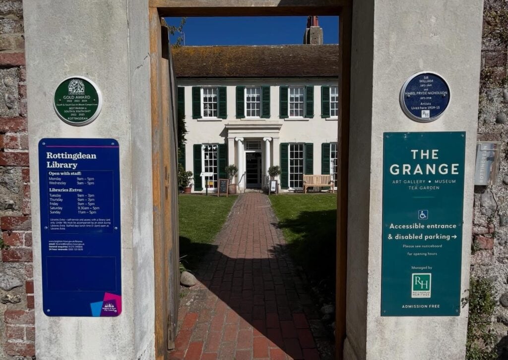 New plaques at The Grange, Rottingdean Heritage