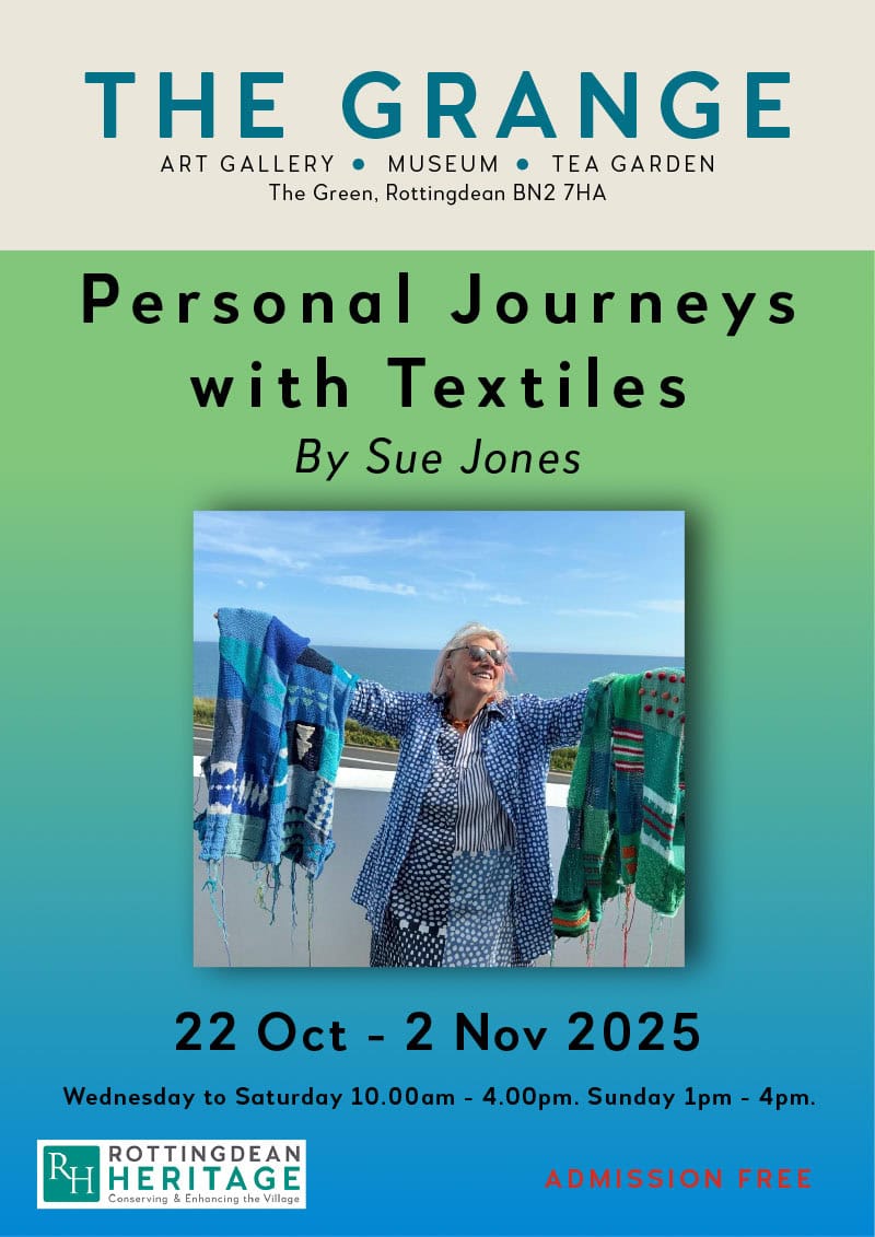 Sue Jones - Personal Journeys with Textiles 2025 Poster